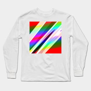 colorful abstract texture design Long Sleeve T-Shirt